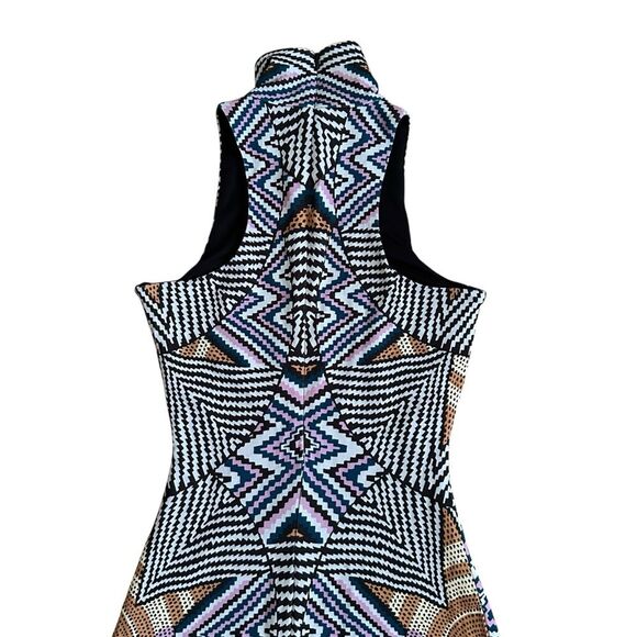 Mara Hoffman High Neck Starburst Print Midi Dress Size S - Picture 5 of 8